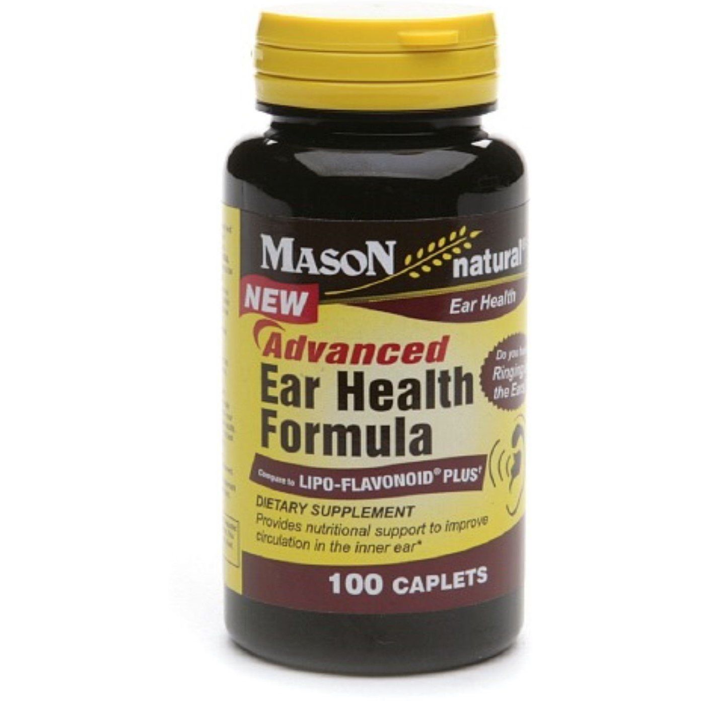 Mason Natural Naturals - Fortschrittliche Formel für die Ohrengesundheit - 100 Kapseln