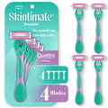 Skintimate Schick briskashpërse për heqjen e qimeve për lëkurë të ndjeshme, për gra - 4 copë