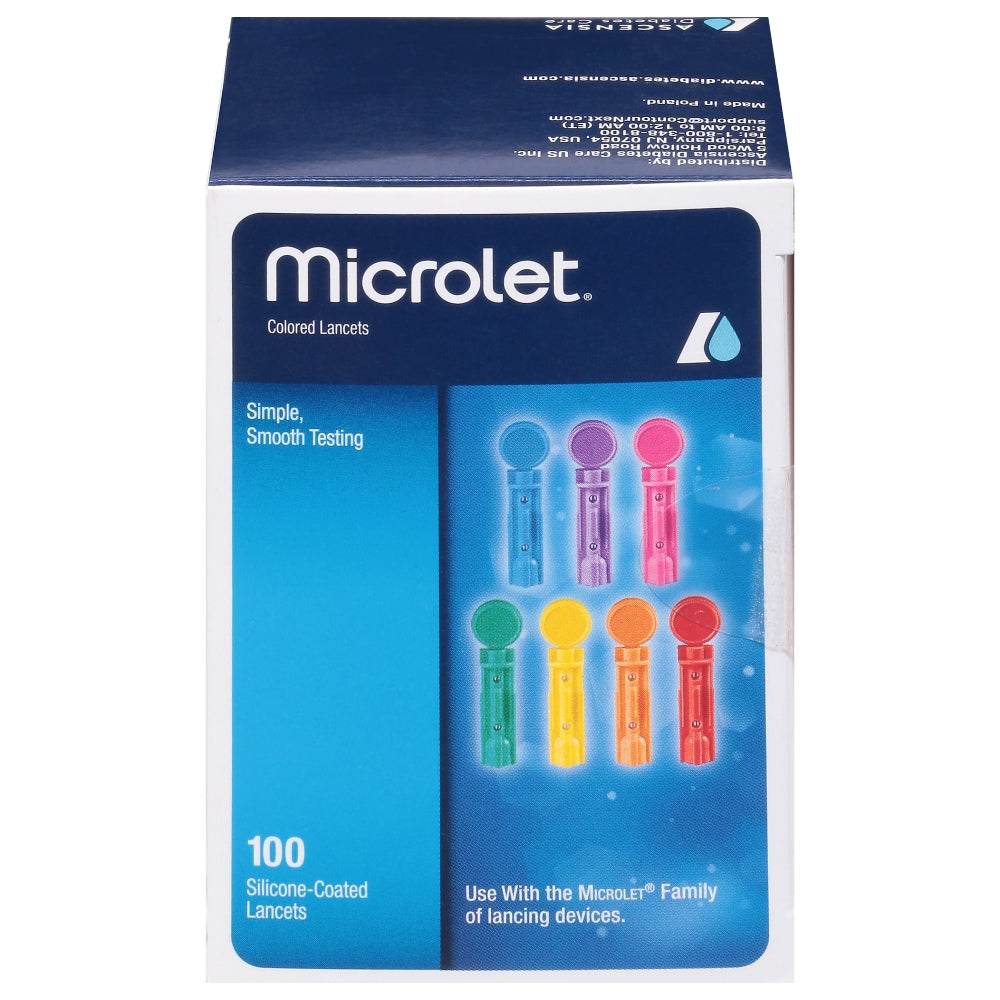 Microlet Bayer Lancetë me Ngjyra