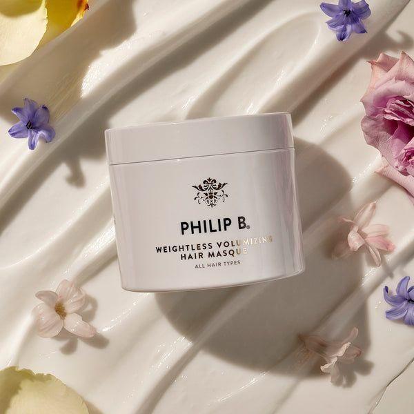 Maska Volumizuese Philip B. Weightless Për Të Gjitha Llojet e Flokëve 236 ml