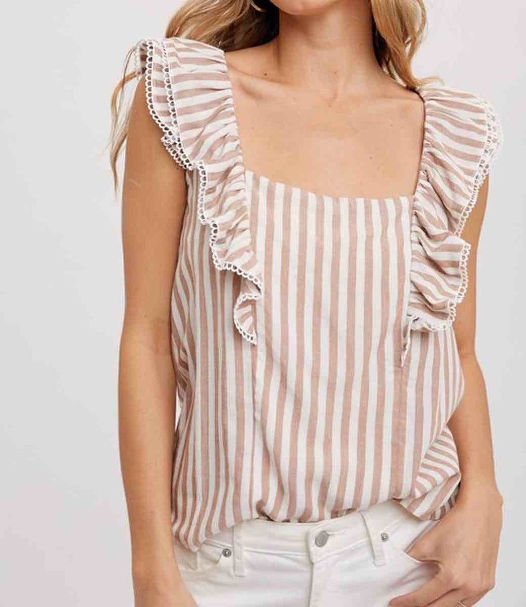 Kate Striped Blouse - Coco