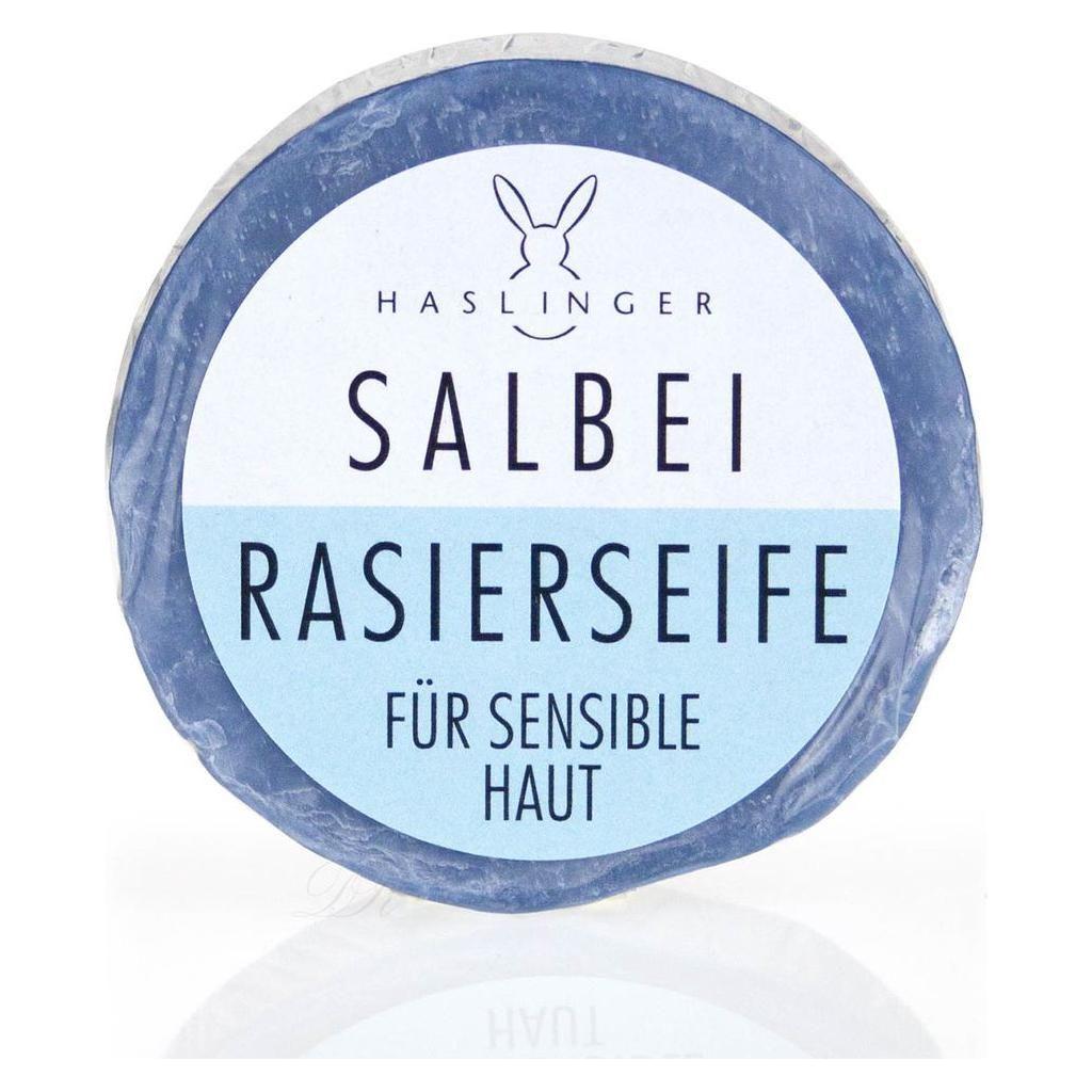 Haslinger Rasierseife mit Salbei für empfindliche Haut 60g