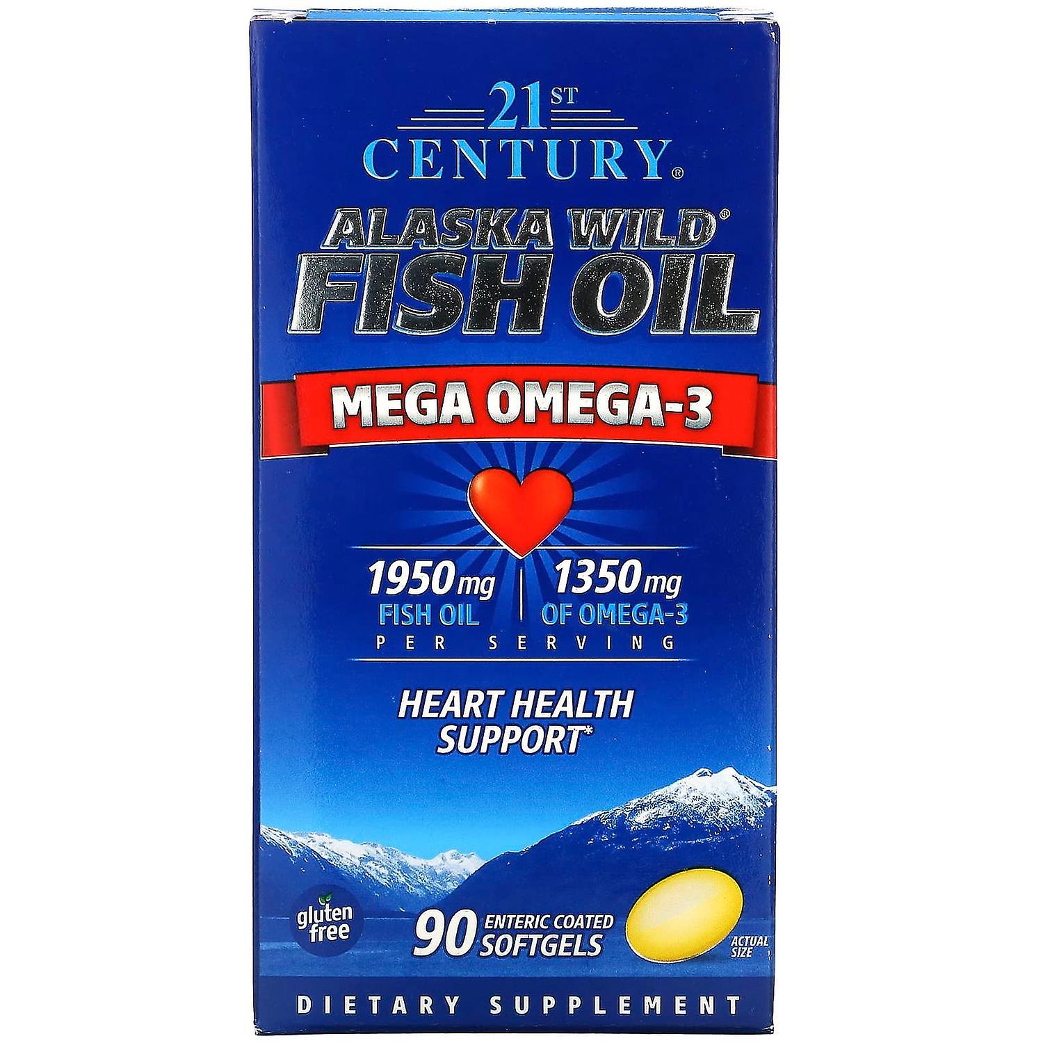 21st Century Alaska Wildfischöl Softgels 90 St.