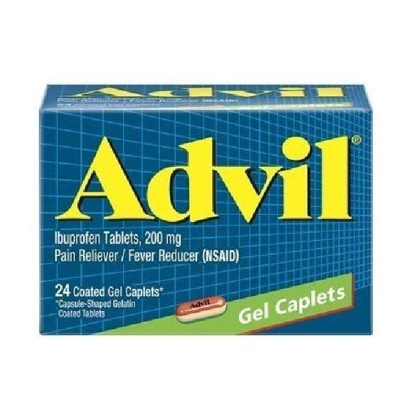 Advil Ibuprofen 200 mg Qetësues Dhimbjesh Kapsula Xhel 24
