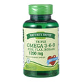 Nature's Truth Triple Omega 3-6-9 Fisch, Flachs, Borretsch 3.600 mg