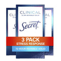 Secret Clinical Strength Unsichtbares festes Antitranspirant und Deodorant für Frauen – Stress Response – 45 g