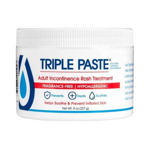 Trajtim i skuqjes nga inkontinenca për të rritur Triple Paste - 8 Oz