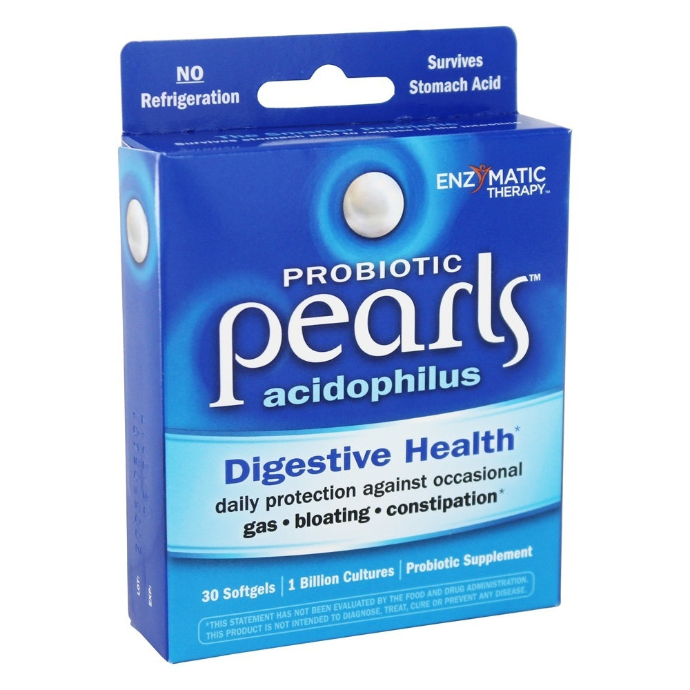 Nature's Way Enzymatic Therapy, Probiotic Pearls Acidophilus, 1 Milliarde, 30 Weichkapseln