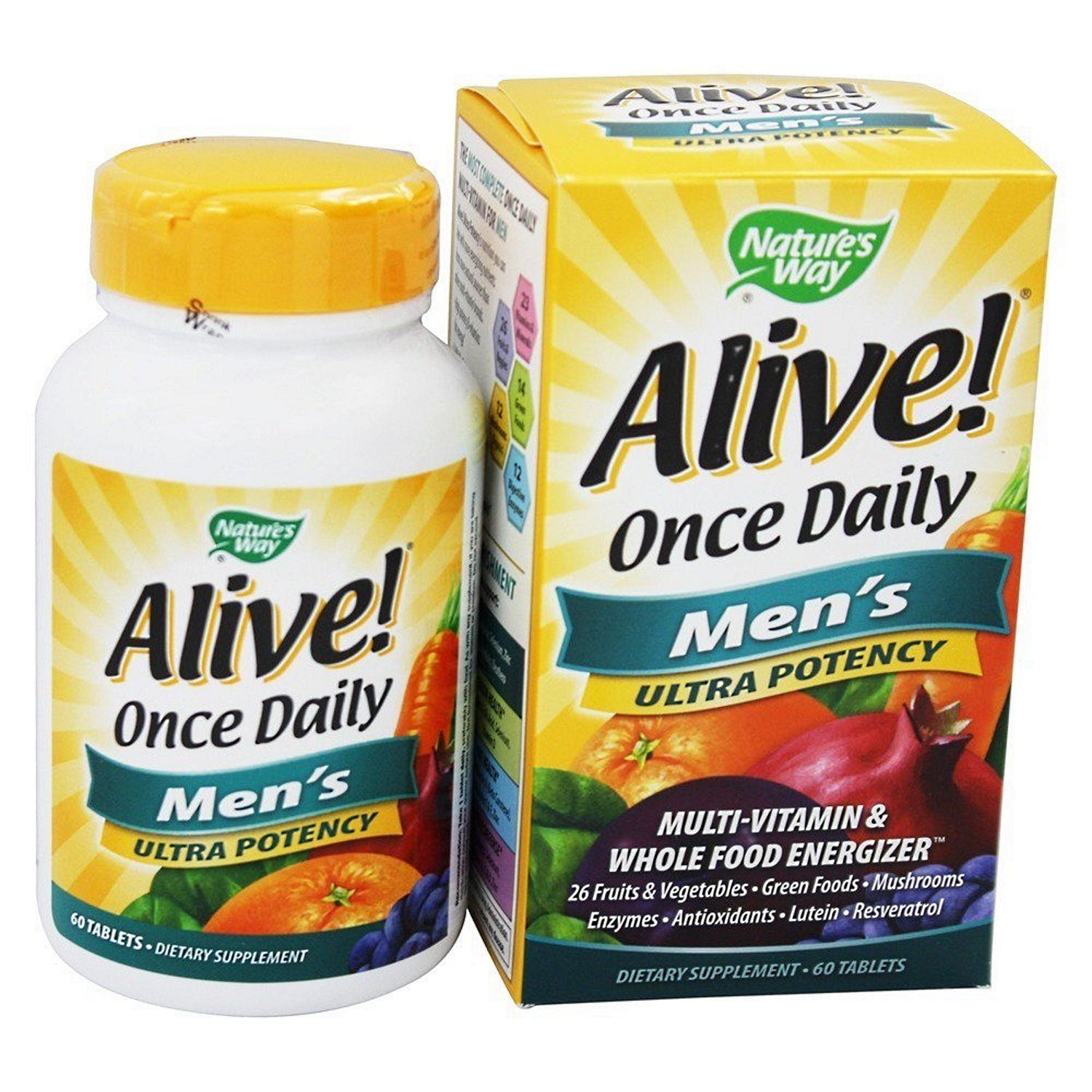 Nature's Way Alive! Once Daily Men's Ultra Potency Multivitamin Tabletten