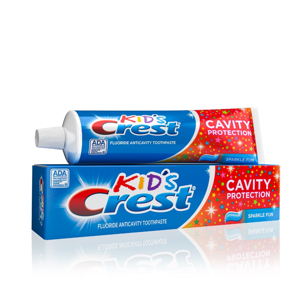 Crest Kids Fluoride Anticavity Toothpaste Sparkle Fun Flavor 130g Tube