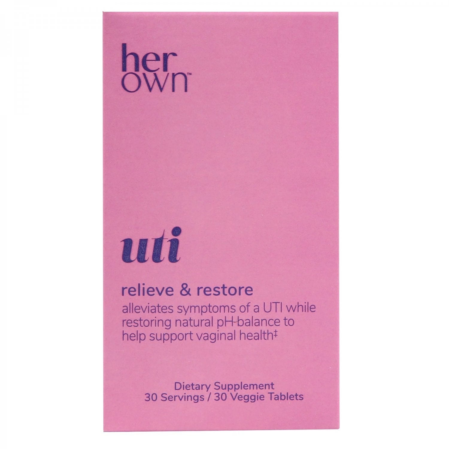 Her Own™ Kapsula për infeksion urinar – Formulë me Veprim të Trefishtë