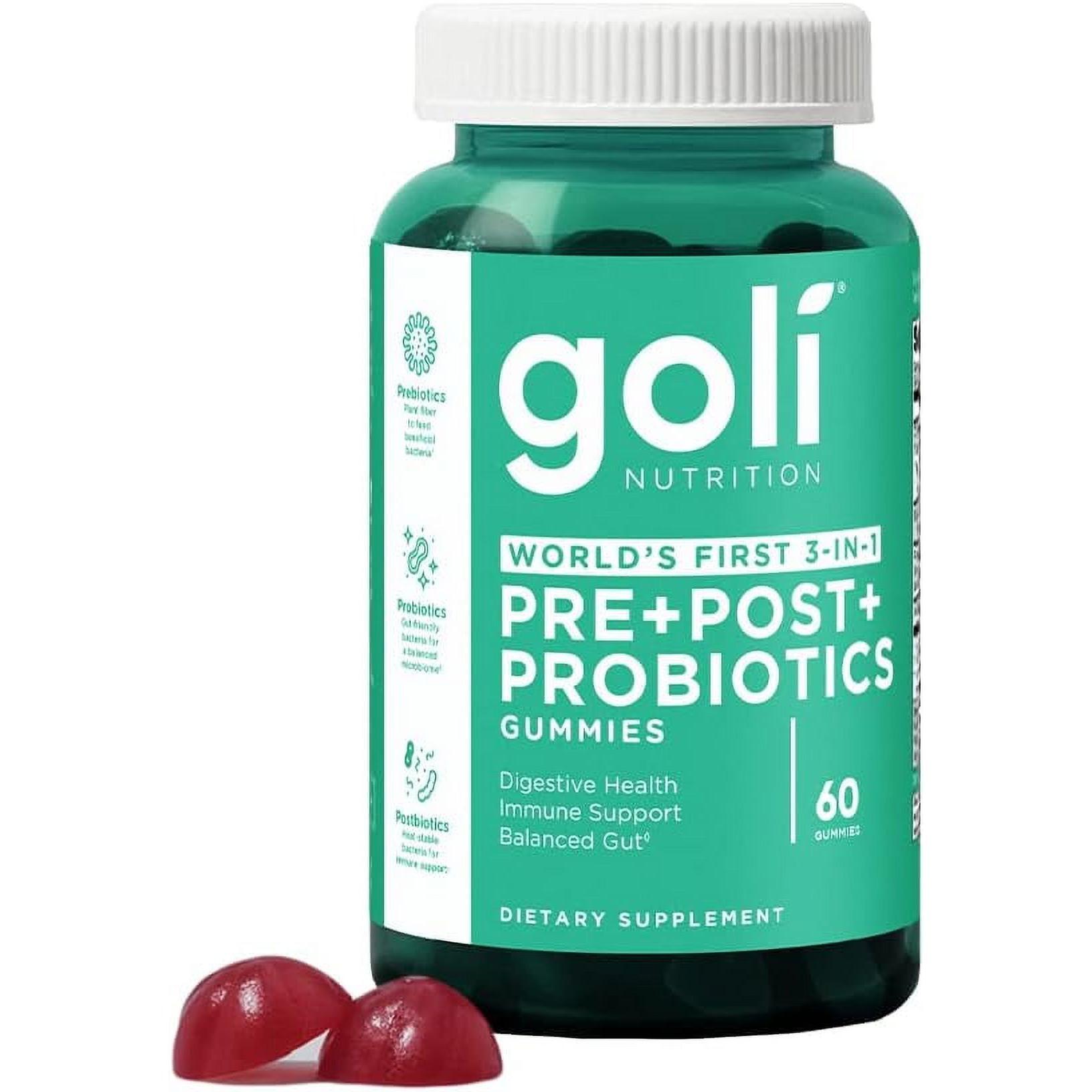 Goli Nutrition Pre + Post + Probiotika Vegane Gummibärchen - 60 Stück
