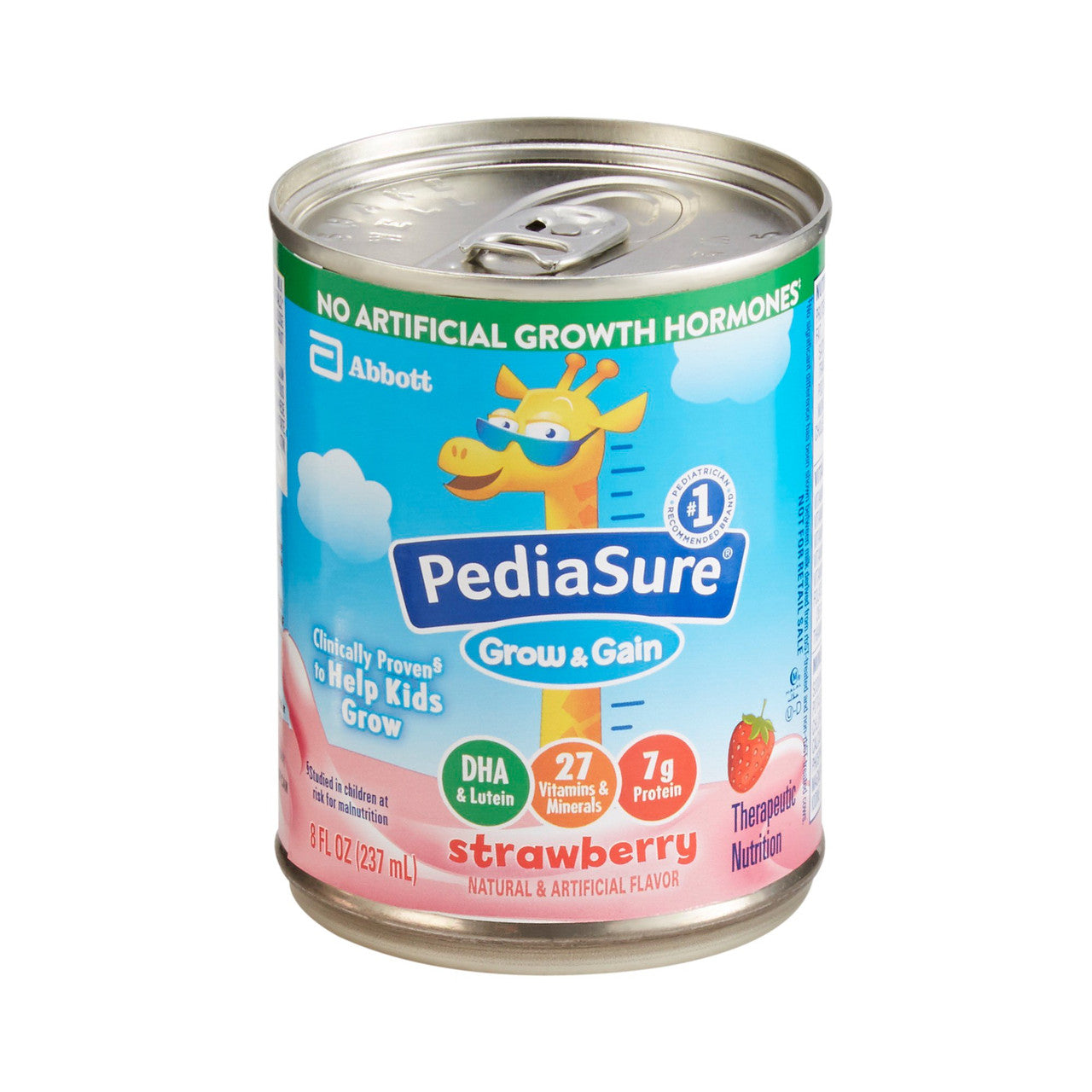 PediaSure Grow & Gain Erdbeer 24x 8 Oz. Dose Großpackung