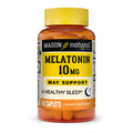 Mason Natural Melatonin 10 mg mit B6 & Calcium – Schlafmittel – 60 Kapseln