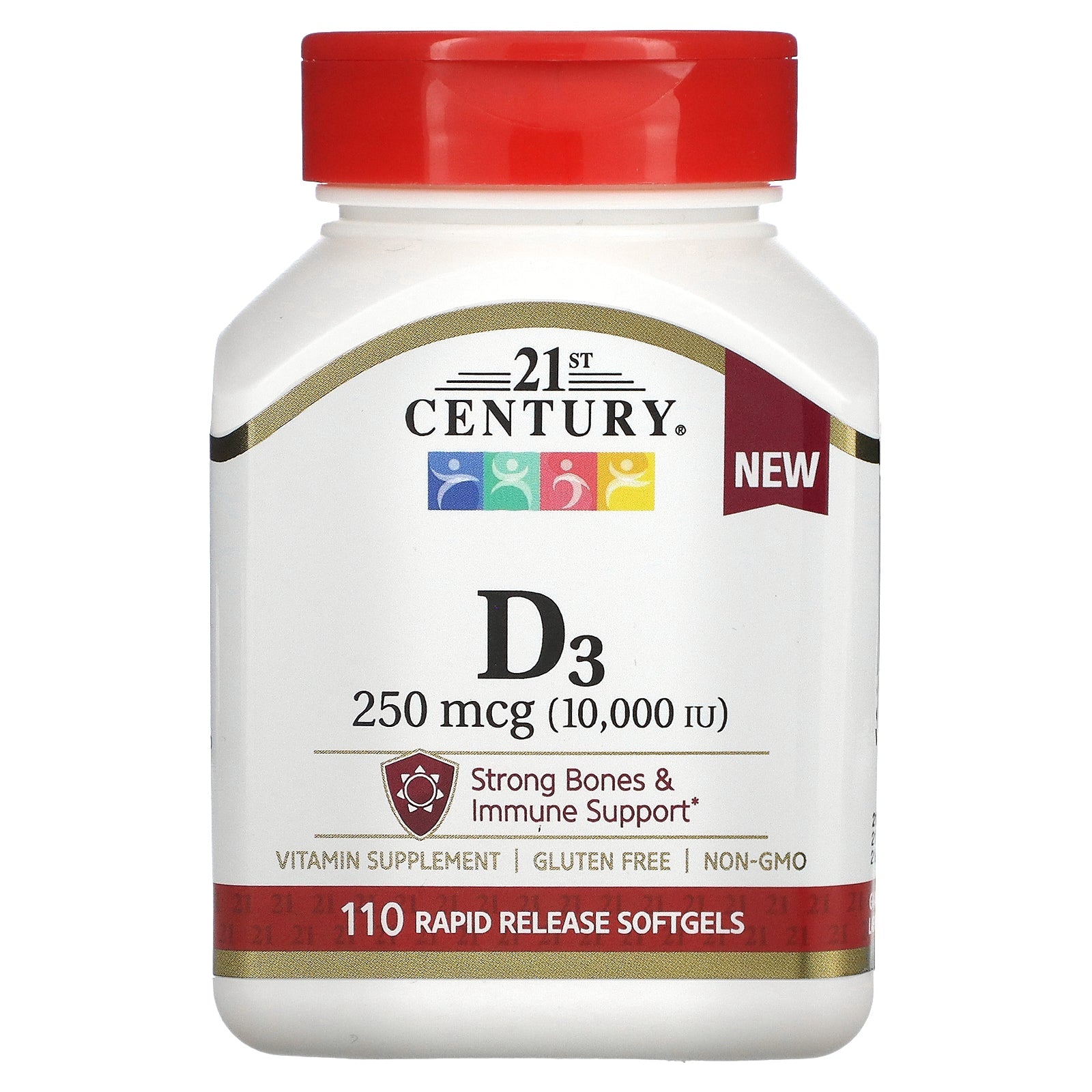 21st Century Vitamin D3 10000 IE Tabletten 110 Stk.
