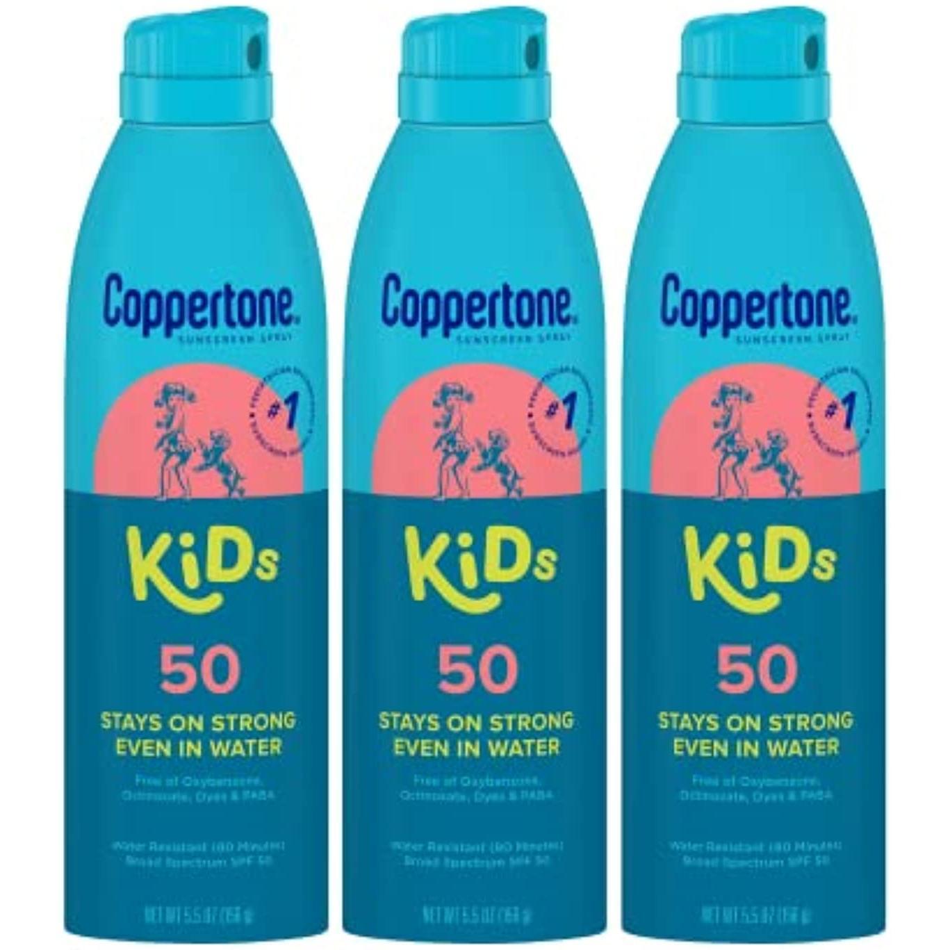 Coppertone Kids Sonnenschutz Wet Protect Spray LSF 50 163 ml