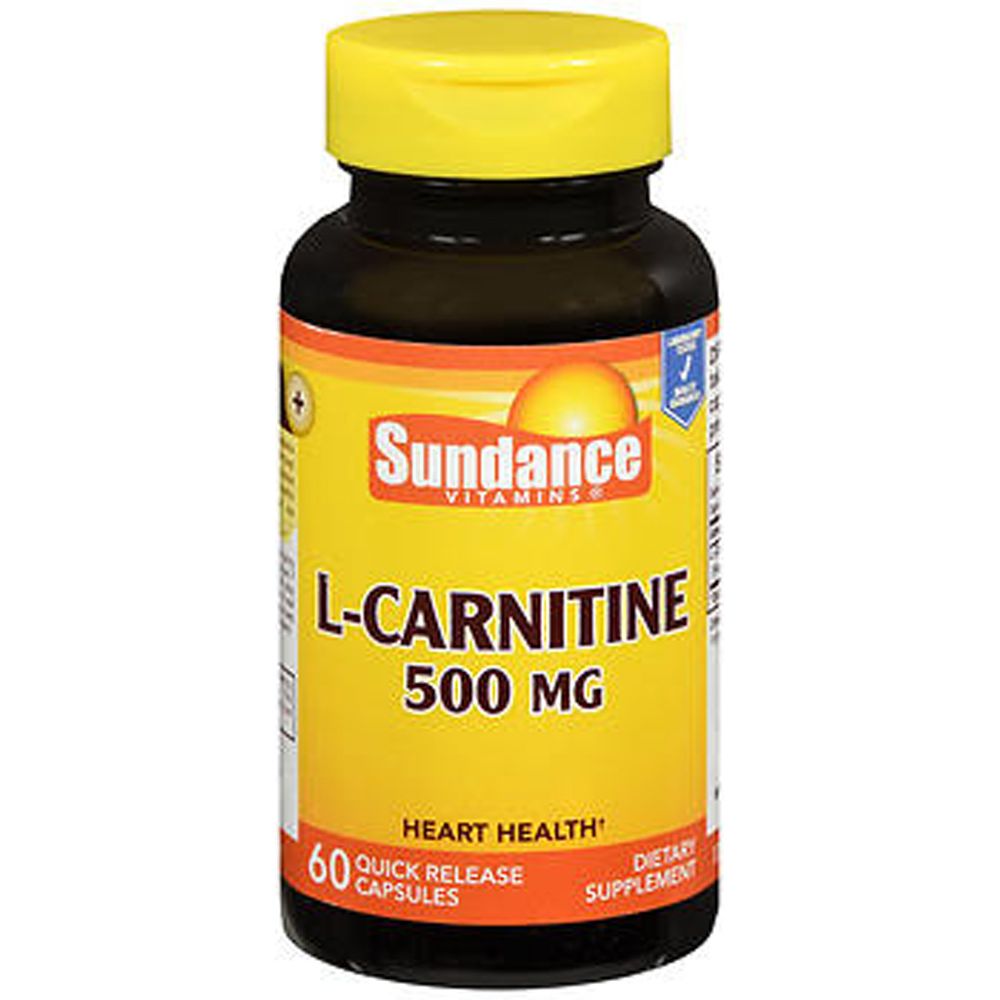 Sundance L-Carnitine 500 Mg - 60 Kapsula me Çlirim të Shpejtë