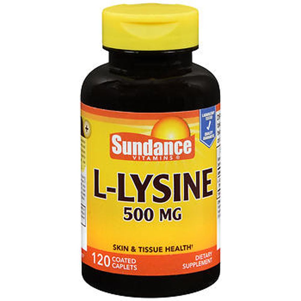 Sundance Vitamins 500 Mg L-Lizinë Kapsula të Veshura