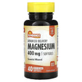 Sundance Vitamins Magnez me Dorëzim të Avancuar, 400 Mg, 40 Kapsula të Buta me Lëshim të Shpejtë