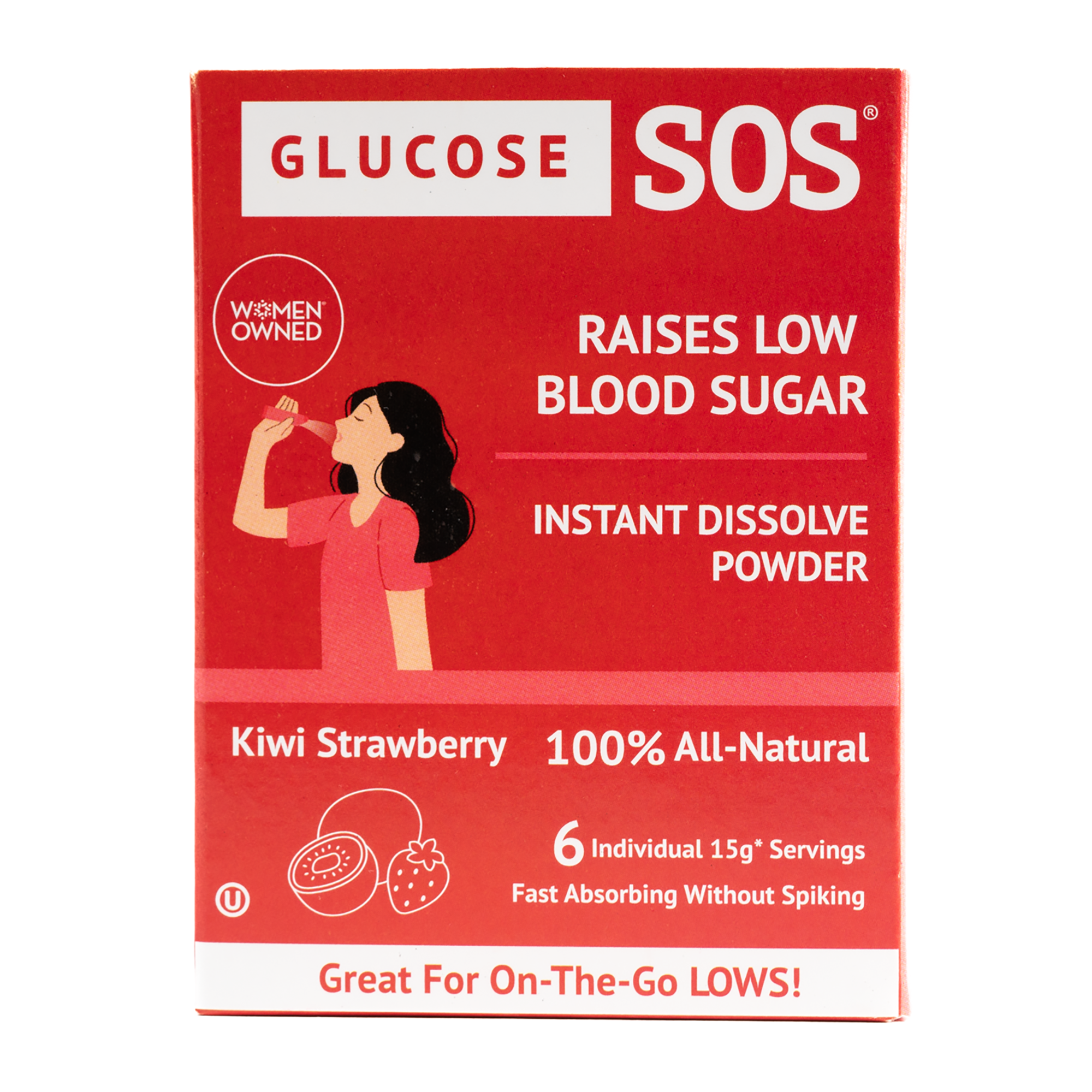 Advocate Glucose SOS – Kiwi-Erdbeere
