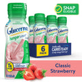 Glucerna Hunger Smart Diabetes-Ernährungsdrink Cremige Erdbeere 296 ml 6er Pack Flüssig