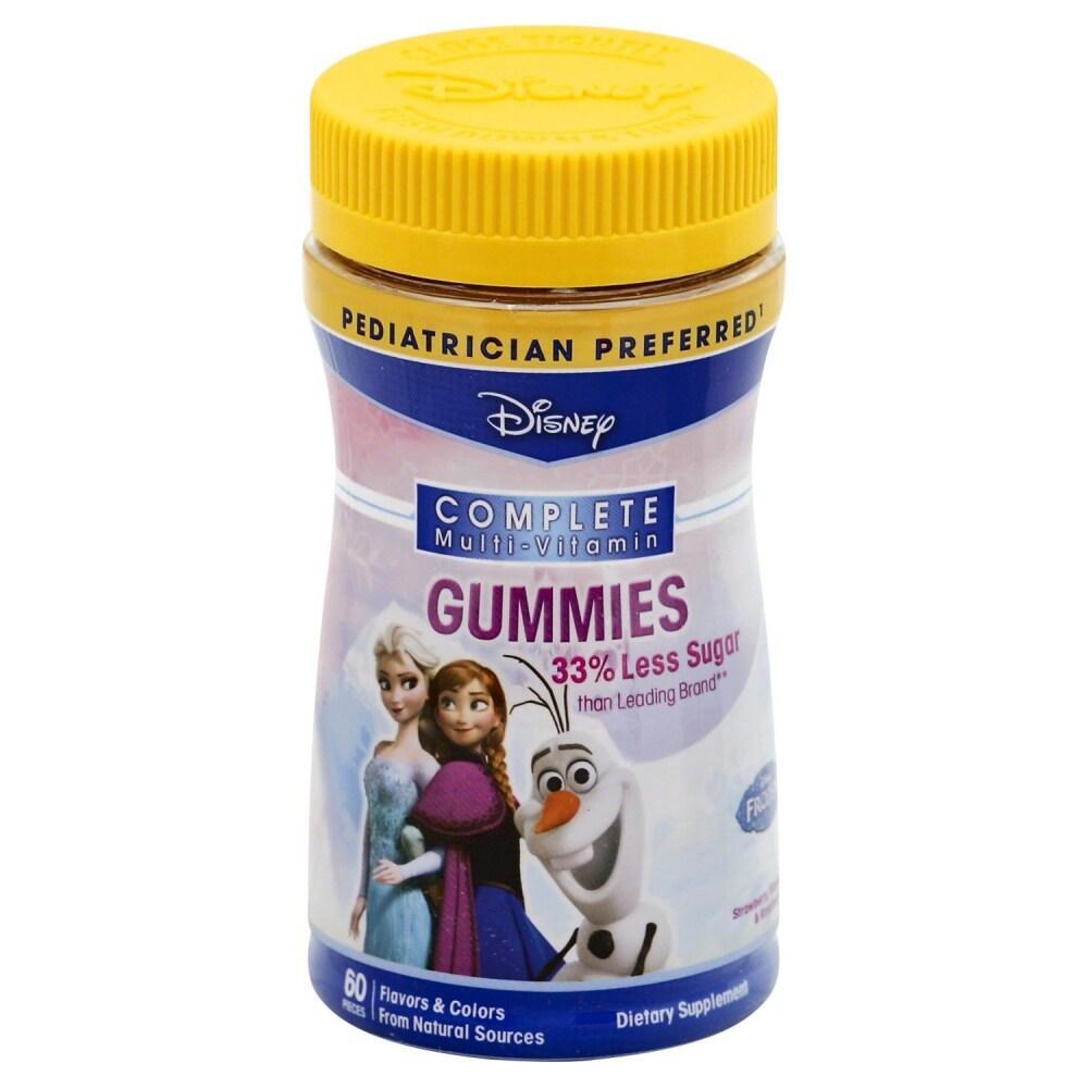 NatureSmart Disney Die Eiskönigin Complete Multi-Vitamin Gummibärchen Erdbeere, Wassermelone & Himbeere