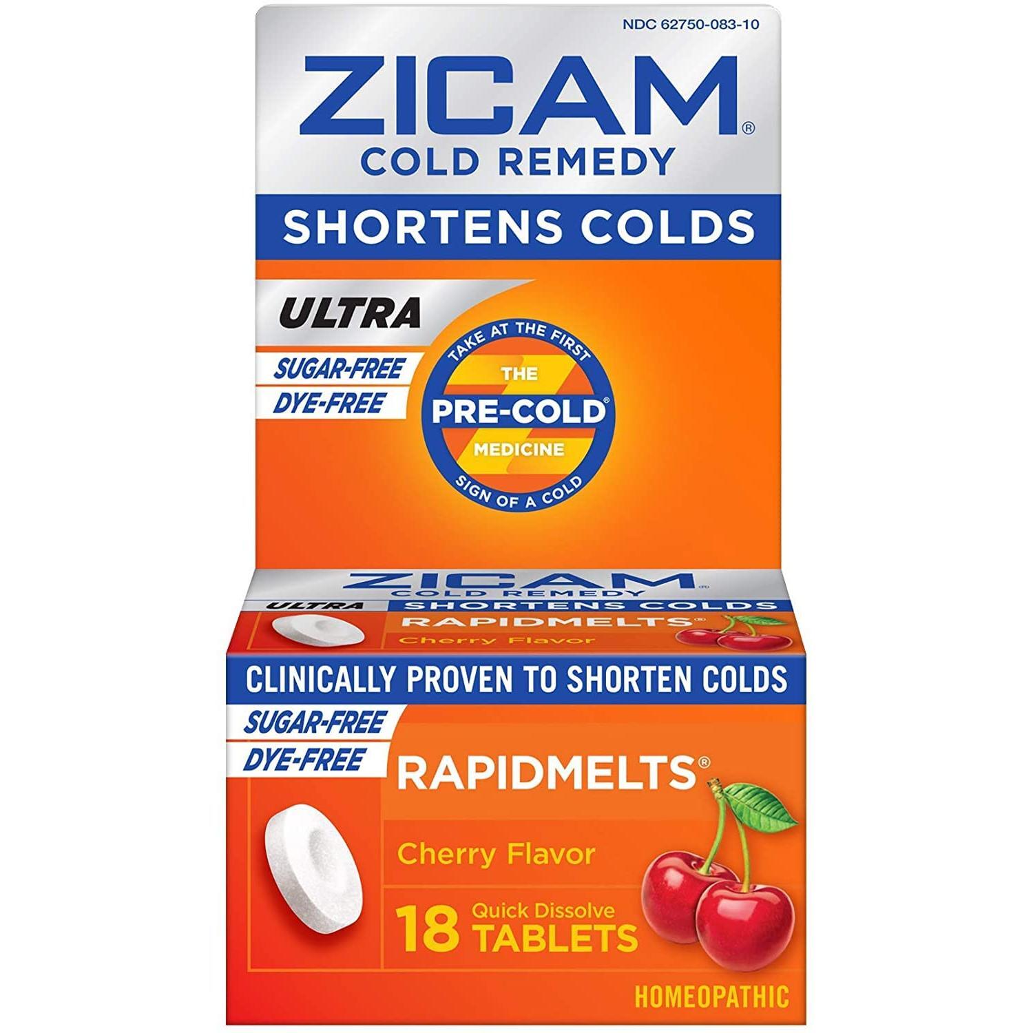 Zicam Cold Remedy, Ultra, Quick Dissolve Tablets, Cherry Flavor
