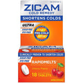 Zicam Cold Remedy Ultra RapidMelts - Zuckerfreie Kirsche, 18 schnell lösliche Tabletten
