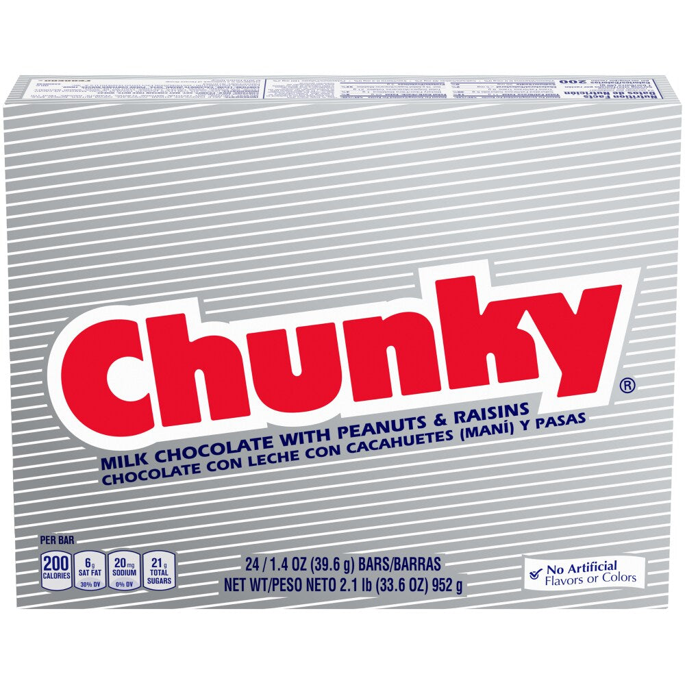 Chunky Çokollata 24x1.4 Oz. Mbështjellës