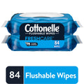 Peceta të Lagura për Higjienë Personale Cottonelle FreshCare, Pako Ripërdorimi, 84 copë - Teksturë Cleansripple