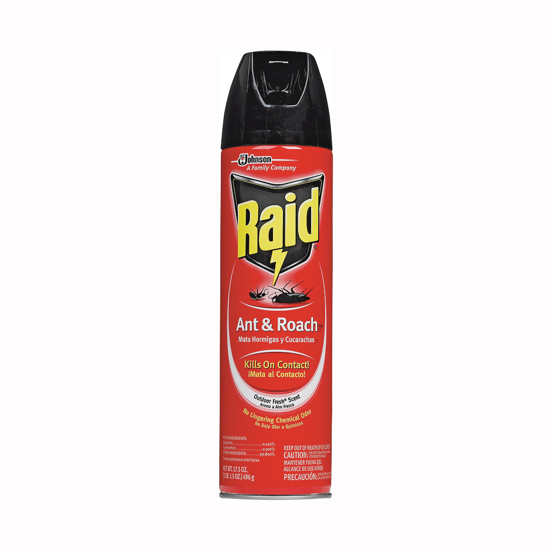 Raid 500 ml Outdoor Fresh Duft Aerosolspray Ameisen- und Schabenbekämpfer