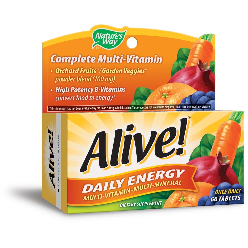 Nature's Way Alive! Tägliche Energie Multivitamin 60 Tabletten