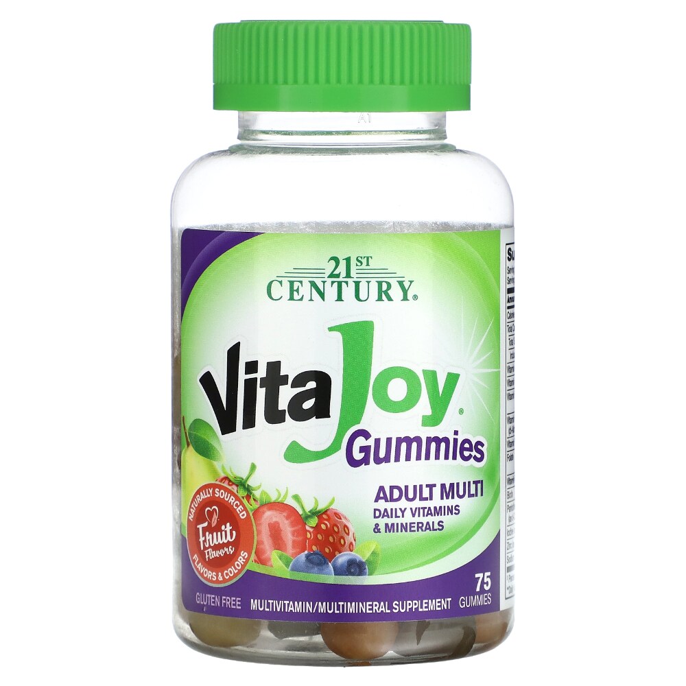 21st Century Vitajoy Multivitamin-Gummibärchen für Erwachsene, 75 Stück