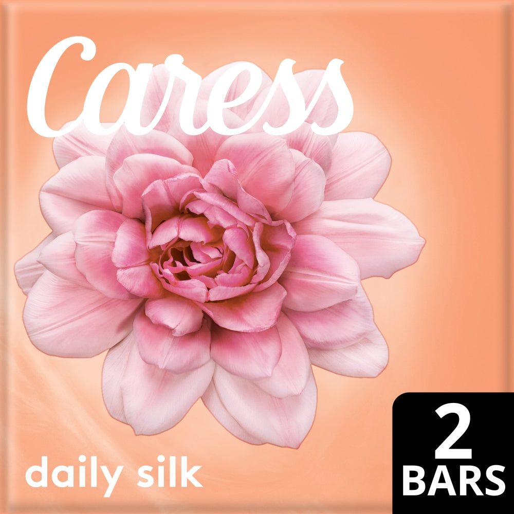 Sapun për trup Caress Daily Silk me pjeshkë të bardhë dhe lule portokalli të buta