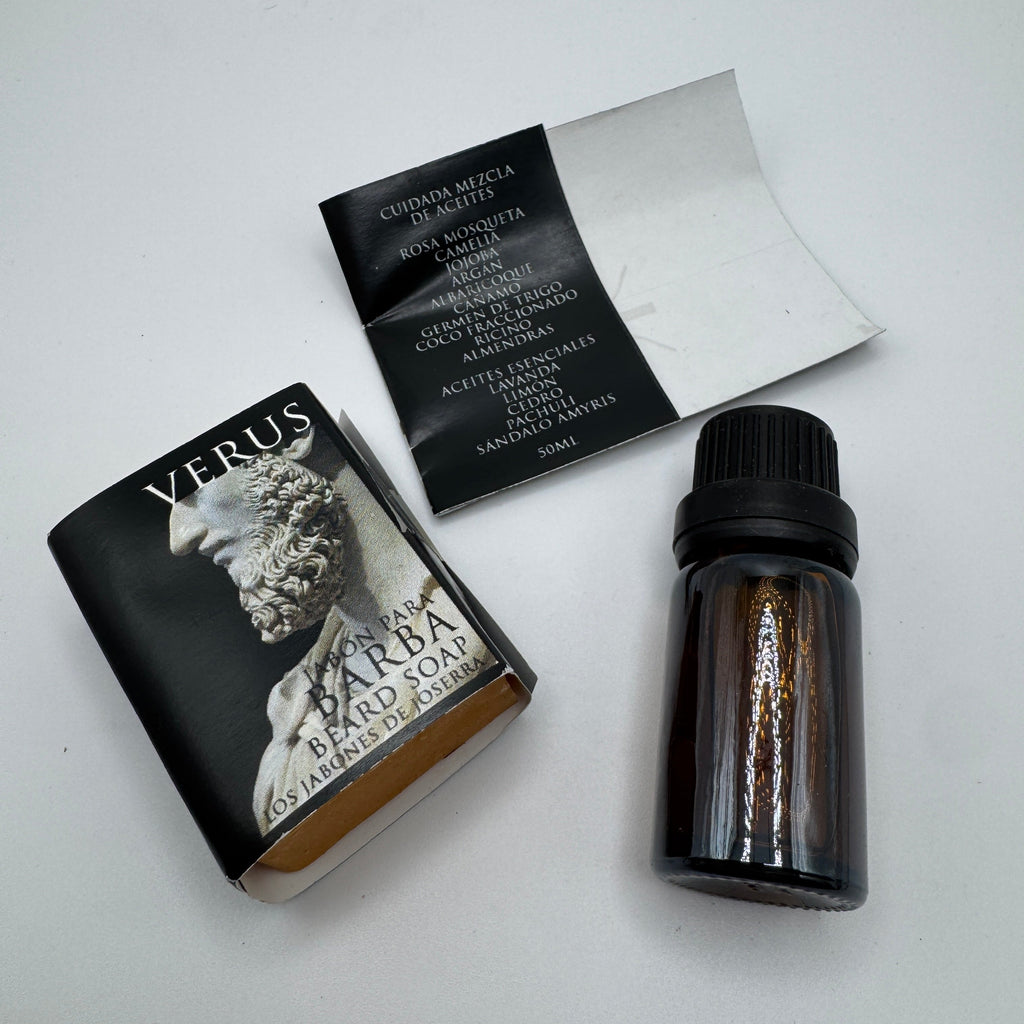 Los Jabones de Joserra Bartseife & Bartöl Reise-Set 100g