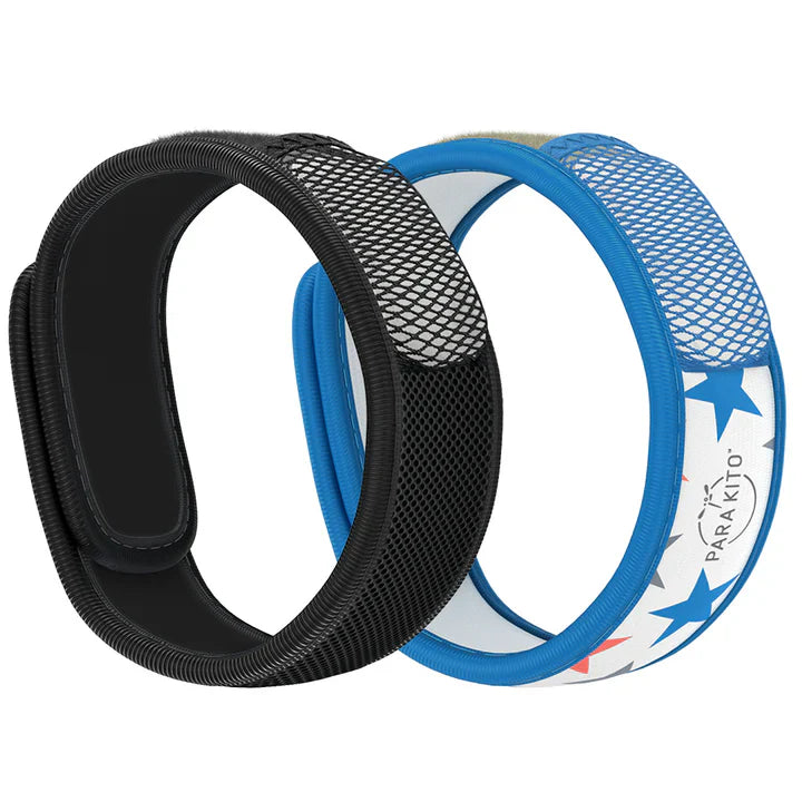 Para Kito Mückenabwehr-Vorteilspackung - 2 Armbänder mit 2 Nachfüllpackungen