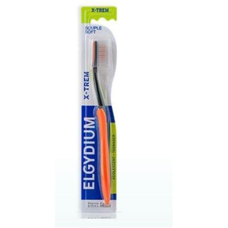 Elgydium X-TREM Teenager Zahnbürste Sanft Orange/Schwarz