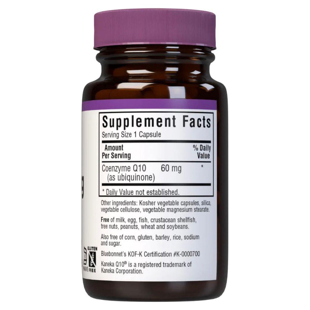 Bluebonnets CoQ10 60 mg 30 Kapsula të Buta Vegjetariane