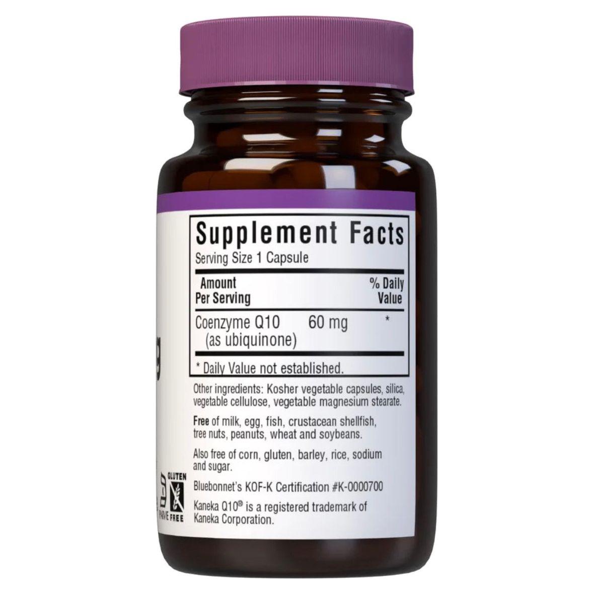 Bluebonnets CoQ10 60 mg 30 Kapsula të Buta Vegjetariane