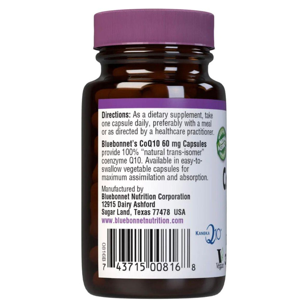 Bluebonnets CoQ10 60 mg 30 Kapsula të Buta Vegjetariane