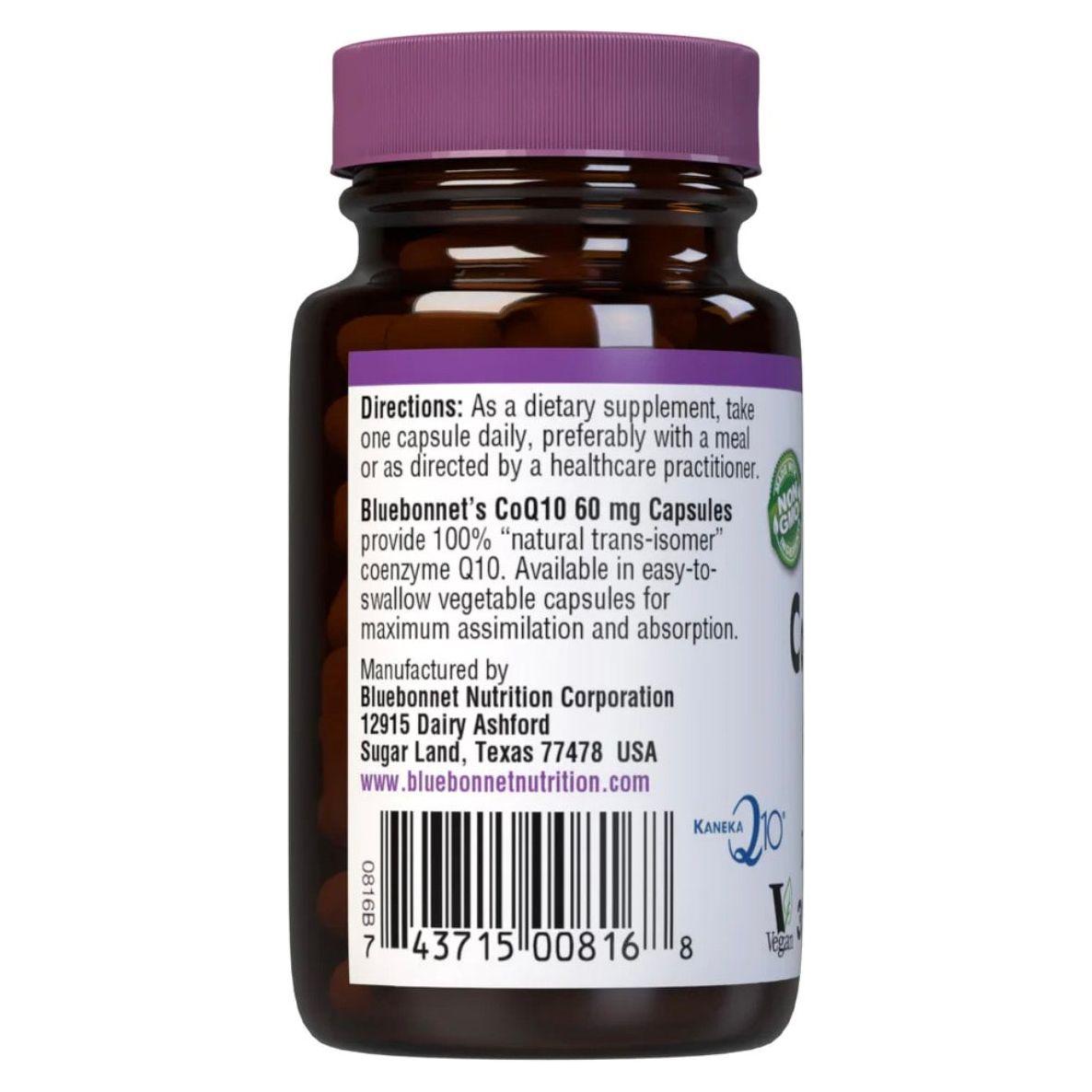 Bluebonnets CoQ10 60 mg 30 Kapsula të Buta Vegjetariane