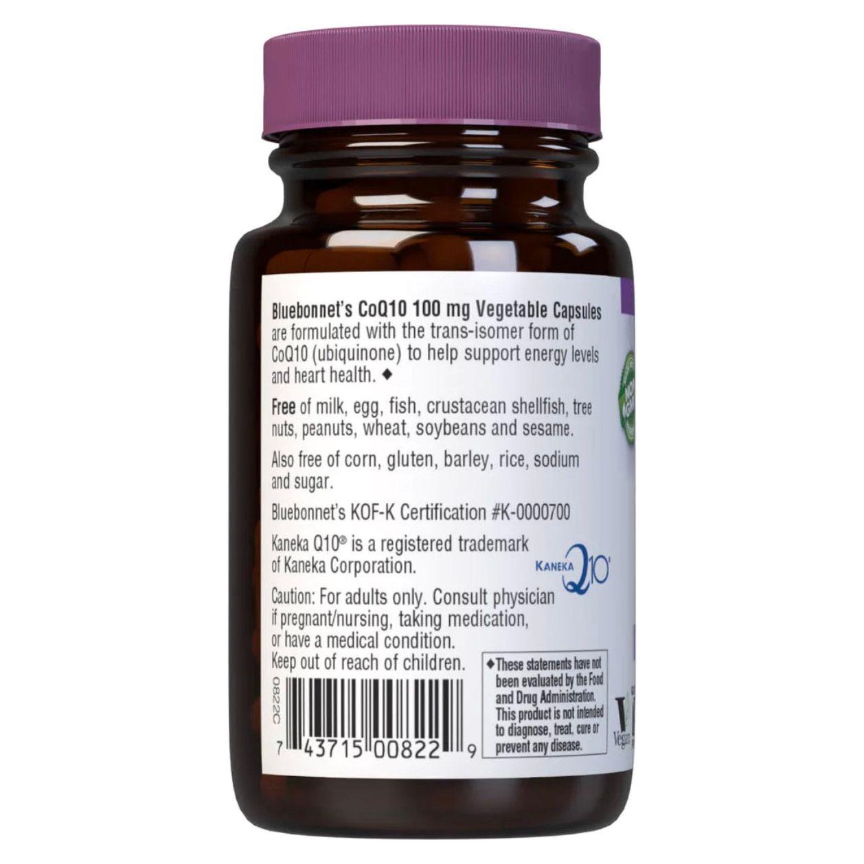 Bluebonnet CoQ10 100 mg 30 vegetarische Softgels