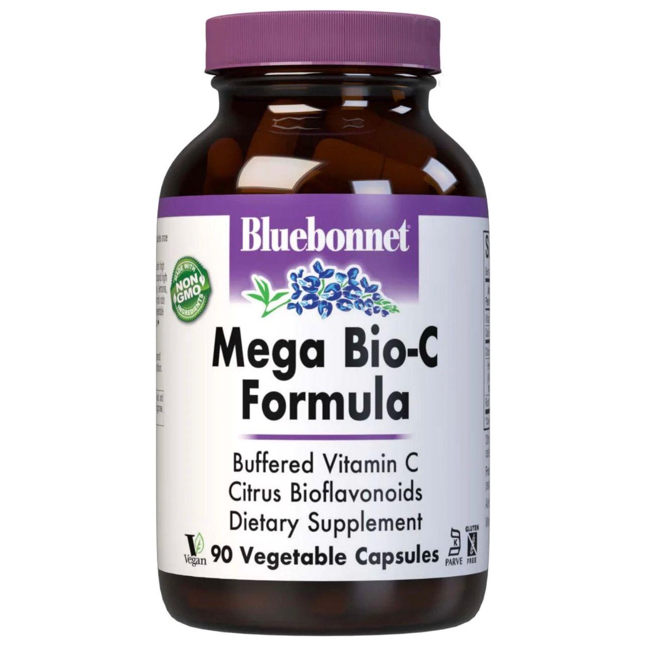 Bluebonnets Mega Bio-C Formula 90 pflanzliche Kapseln