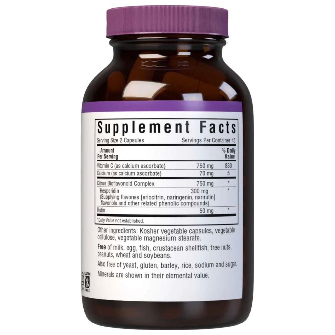 Bluebonnets Mega Bio-C Formula 90 pflanzliche Kapseln