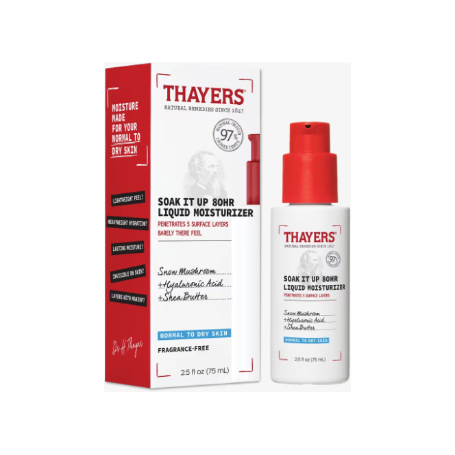 Thayers Soak It Up 80 Std. flüssige Feuchtigkeitspflege 75 ml