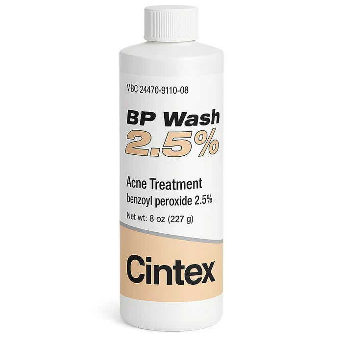 Locionë Benzoyl Peroxide 2.5% për trajtimin e akneve, 227g (8 oz)