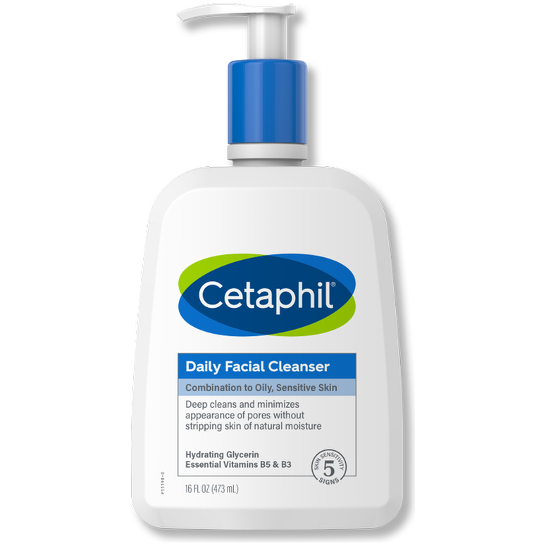 Larës ditor për fytyrën Cetaphil, lëkurë e ndjeshme mikse ose e yndyrshme - 16.0 Fl Oz