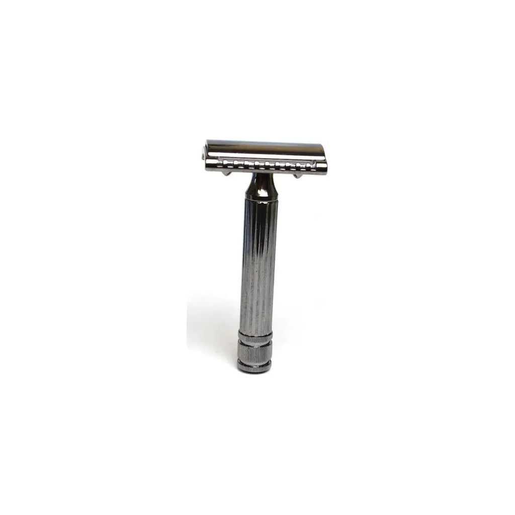 Fatip Classic Metall Schwarz Testina Gentile Closed Comb Rasierhobel 42123