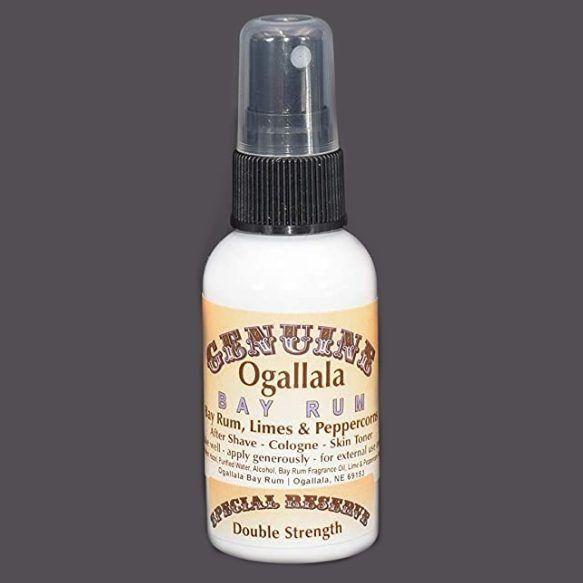 Ogallala Bay Rum, Limes & Peppercorns Double Strength Pre Rruajtje - Pas Rruajtjes - Tonifikues Lëkure 2 Oz