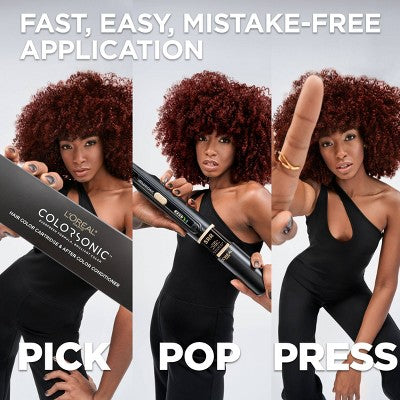 L'Oreal Paris Colorsonic Permanent Hair Color Cartridge Device Sold Separately Medium Brown Natural 5 - Missing Box